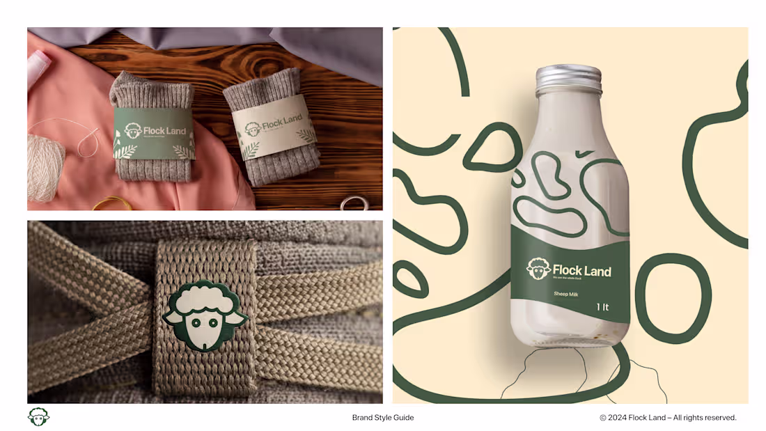 Cover image for Flock Land Brand Identity