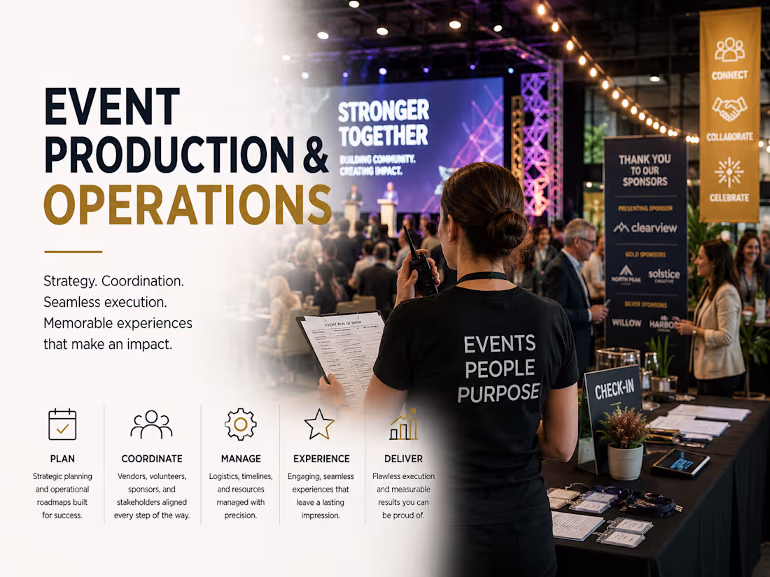 Cover image for Event Production & Operations