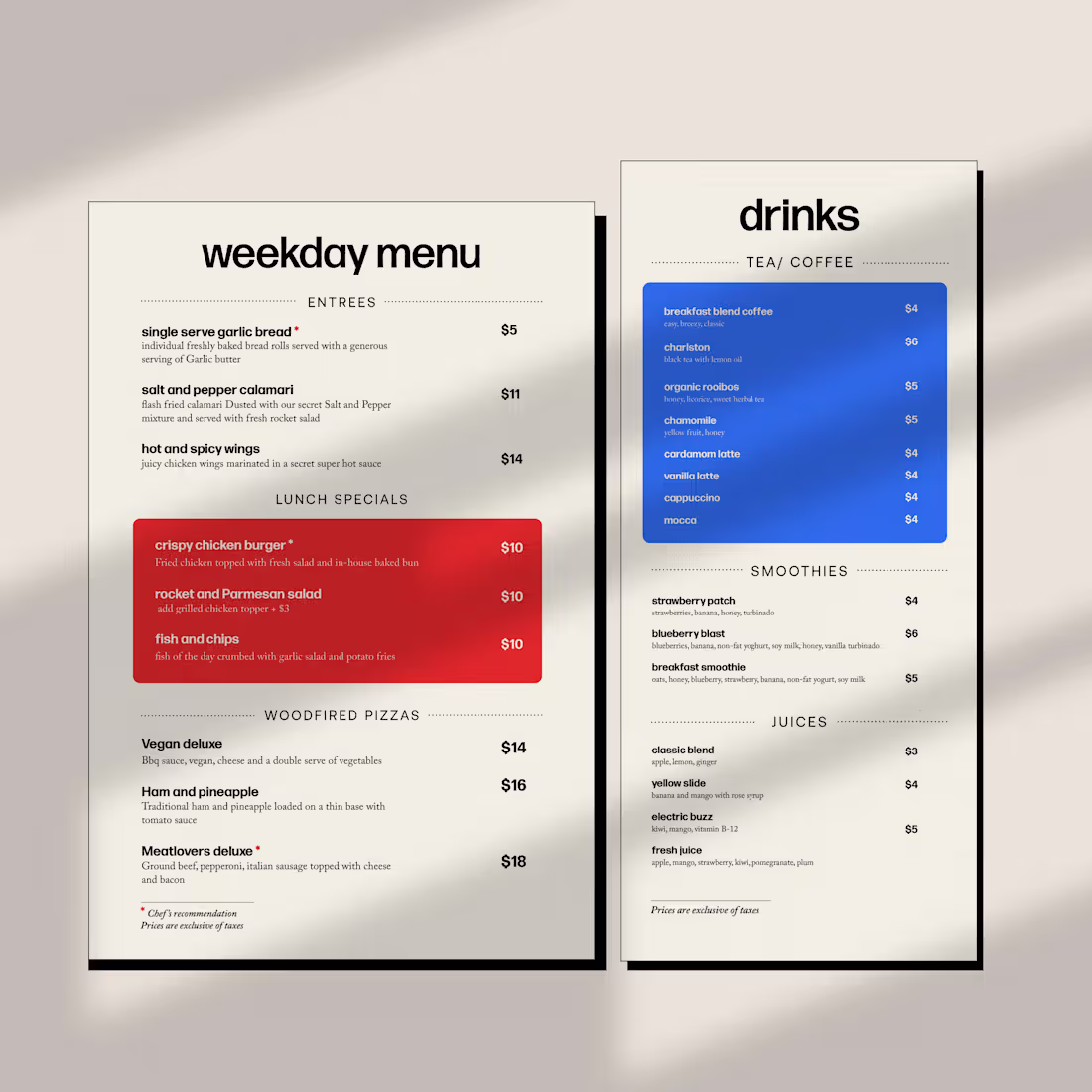 Cover image for Menu Design