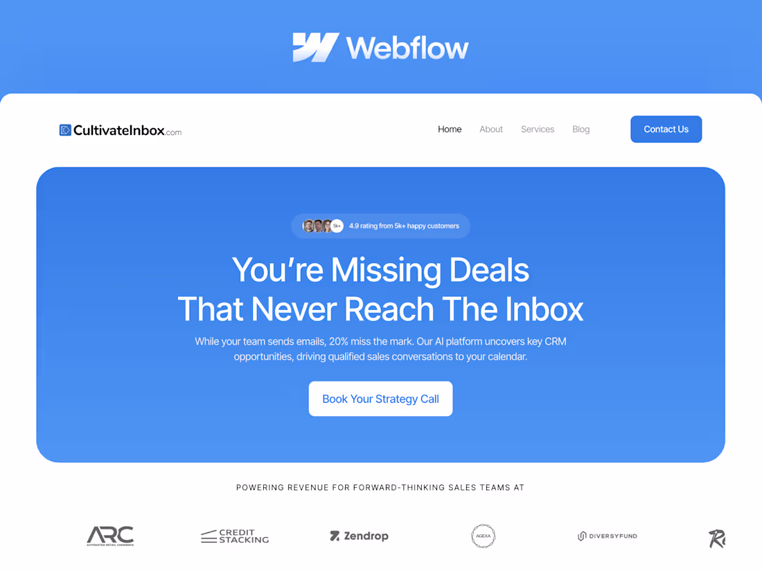 Cover image for Webflow Web Design & Development