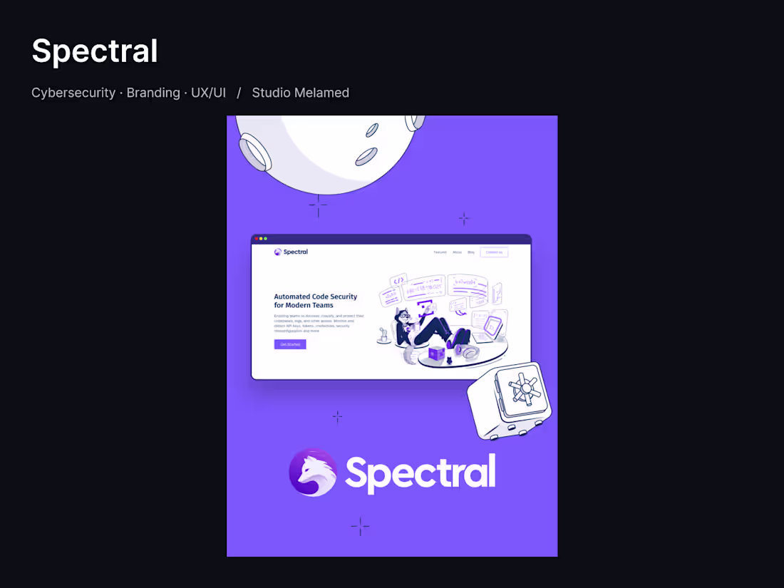 Cover image for Spectral — Cybersecurity branding &