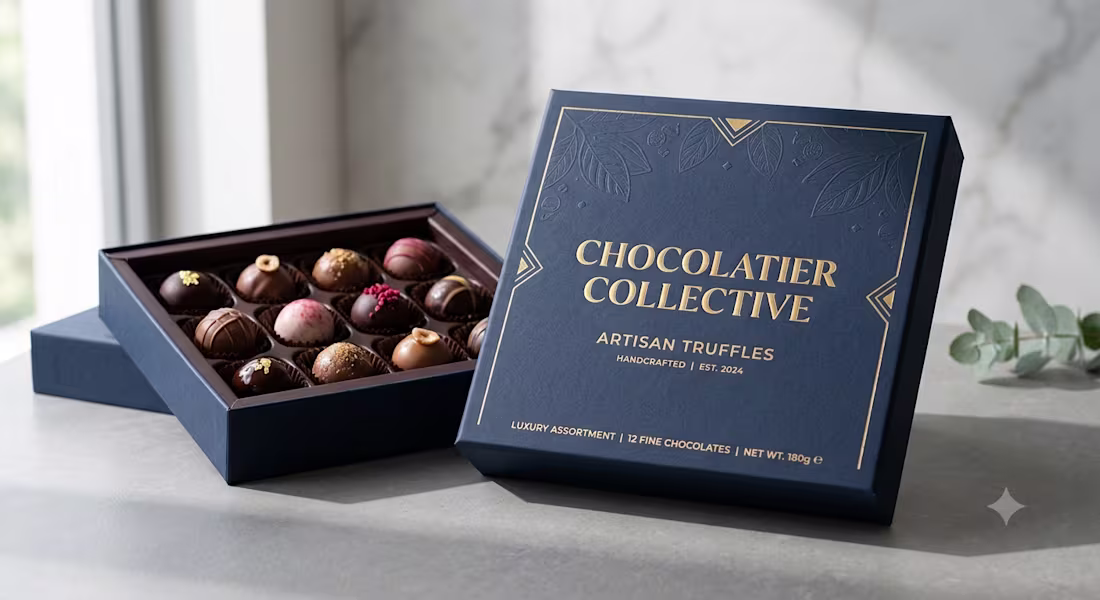 Cover image for Luxury Chocolate Box Packaging Design
