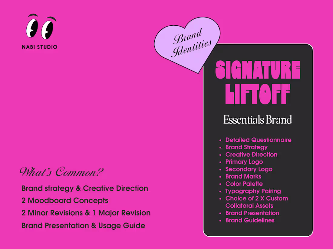 Cover image for Signature Liftoff ~ Essentials Branding Package 