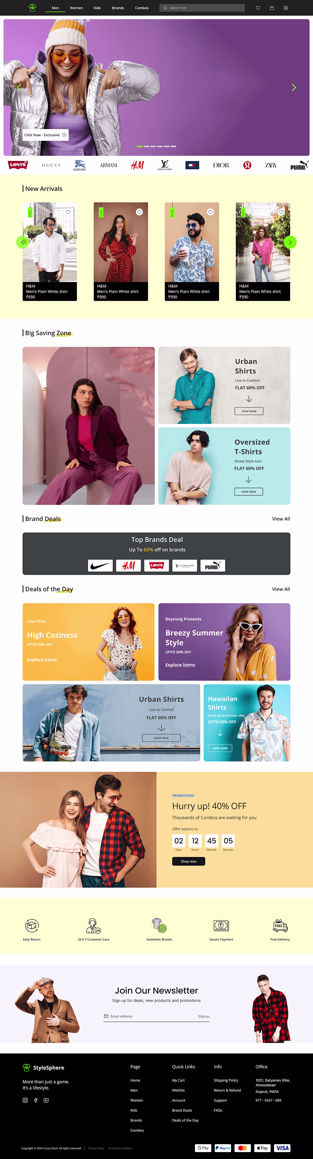 Cover image for Style Sphere - Ecommerce Clothing Website