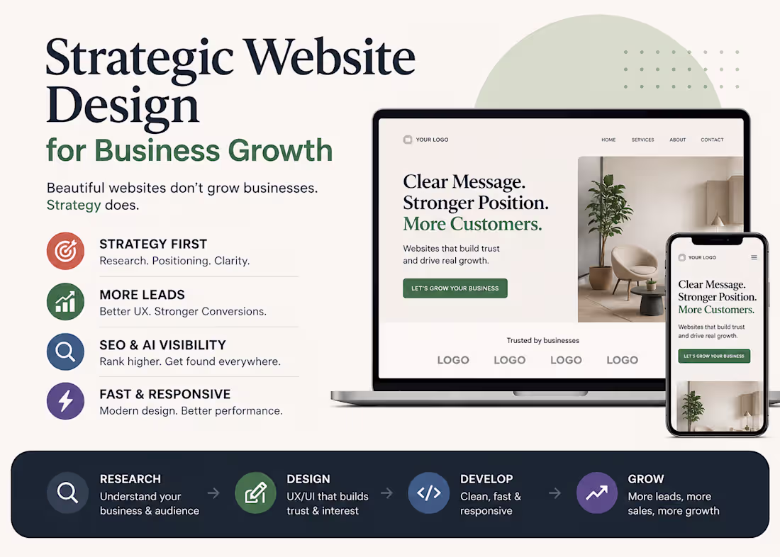 Cover image for Strategic Website Design for Business Growth