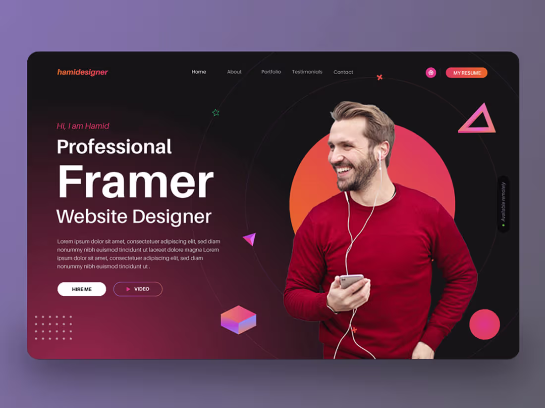Cover image for framer website design, development figma to framer