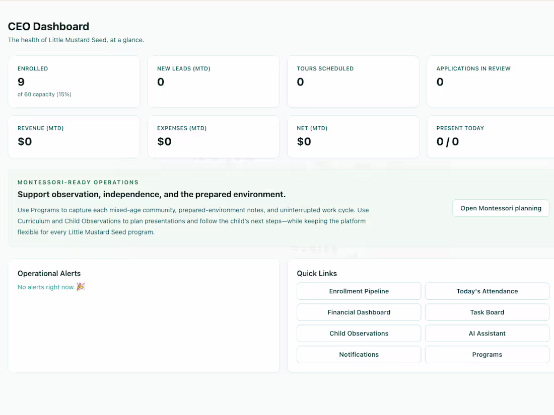 Cover image for Little Mustard Seed — Childcare Business Ecosystem