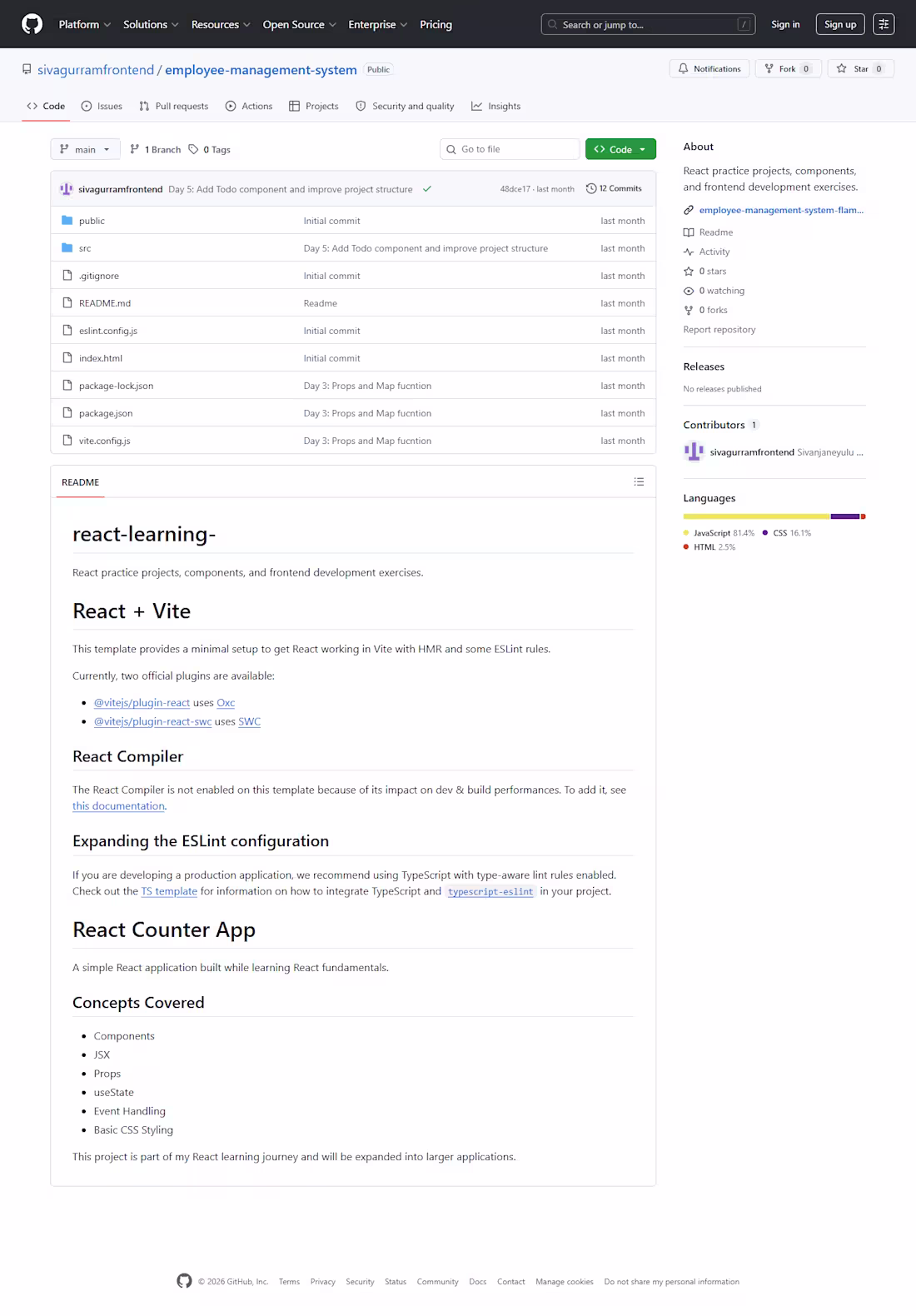 Cover image for Employee management app built with