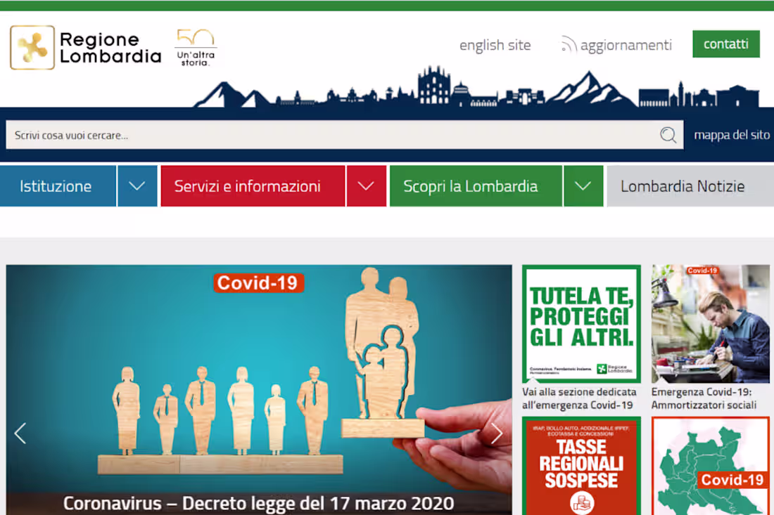 Cover image for Regione Lombardia Portal