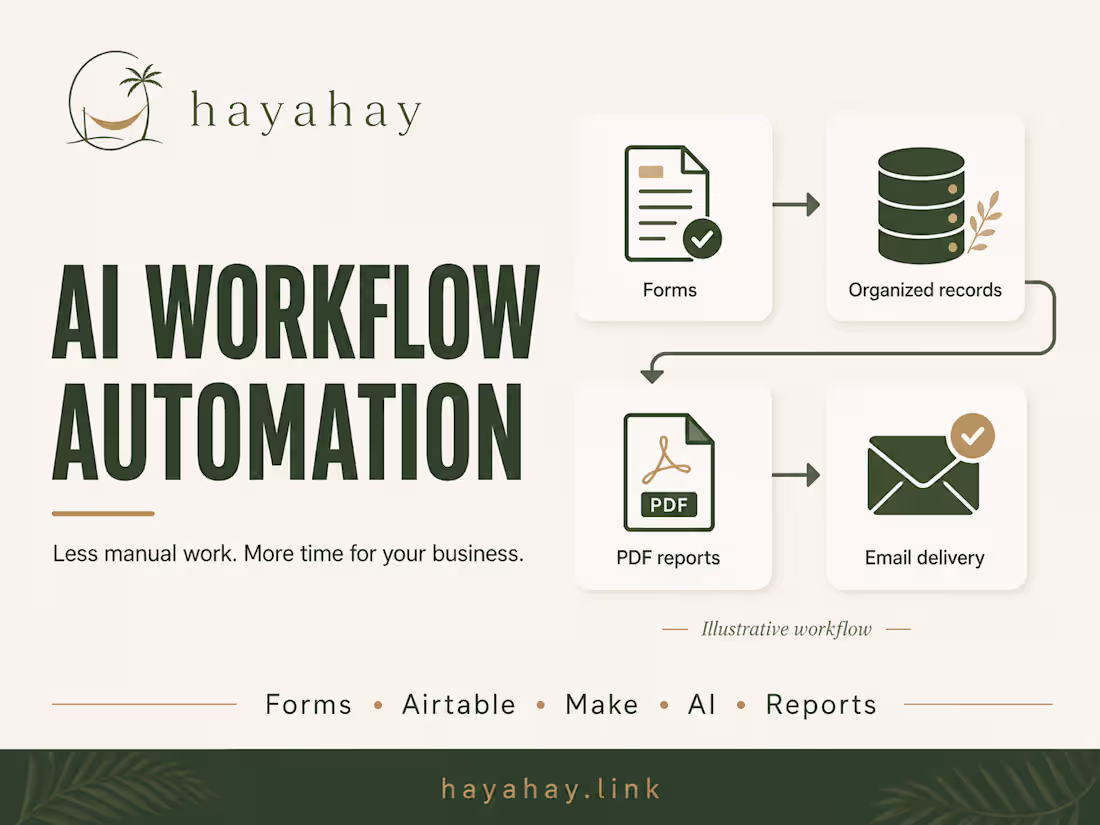 Cover image for AI Workflow Automation for Your Business