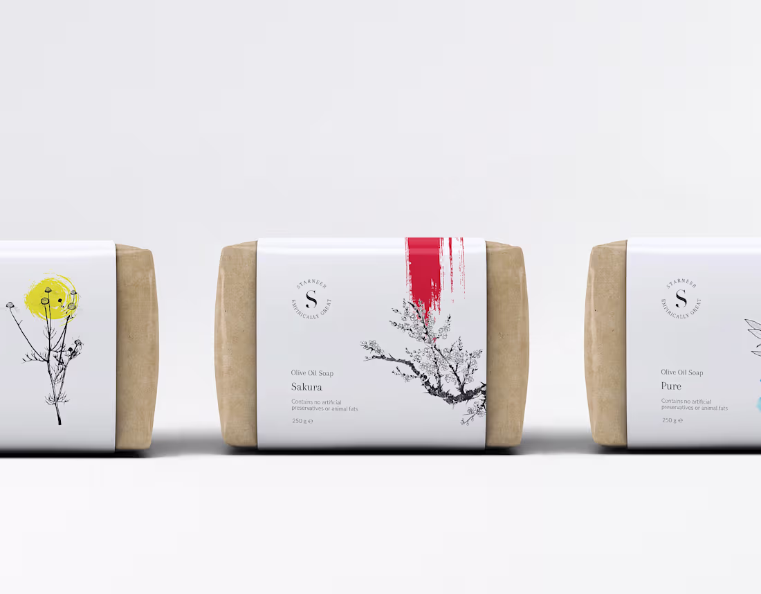 Cover image for Starneer: Olive Oil Soap Packaging