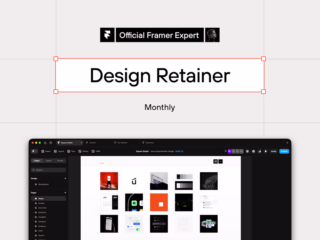 Cover image for Monthly Design Retainer