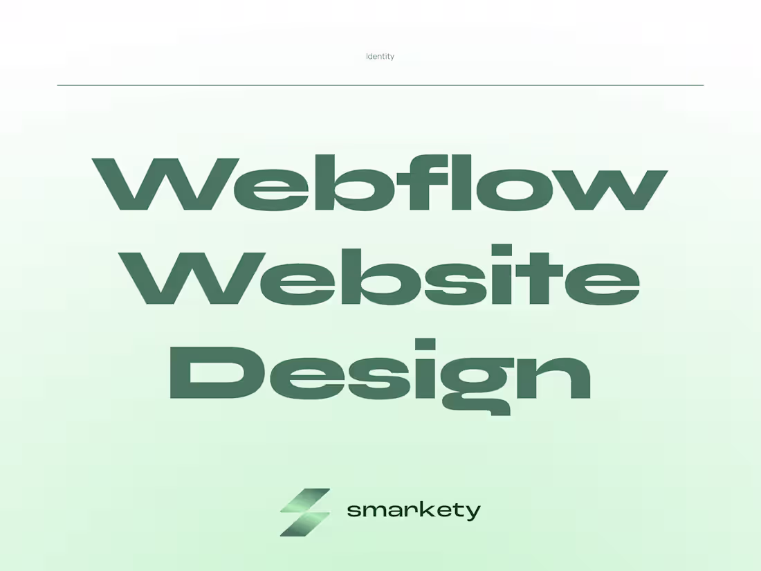 Cover image for Premium Webflow Website Design & Development