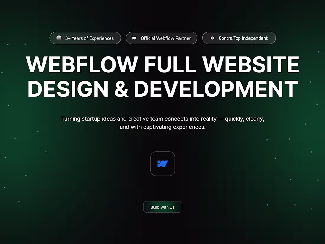 Cover image for Webflow Full Website Design & Development