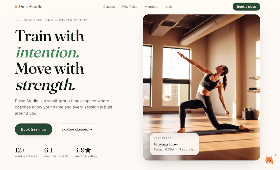Cover image for Modern Landing Page with AI Chatbot for Your Business