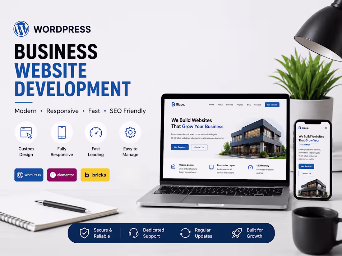 Cover image for WordPress Business Website Development