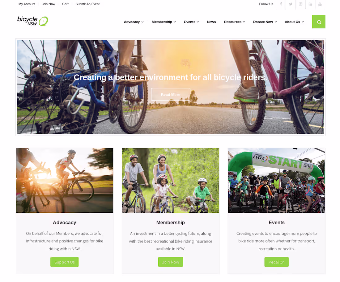 Cover image for Australia Bicycle Membership