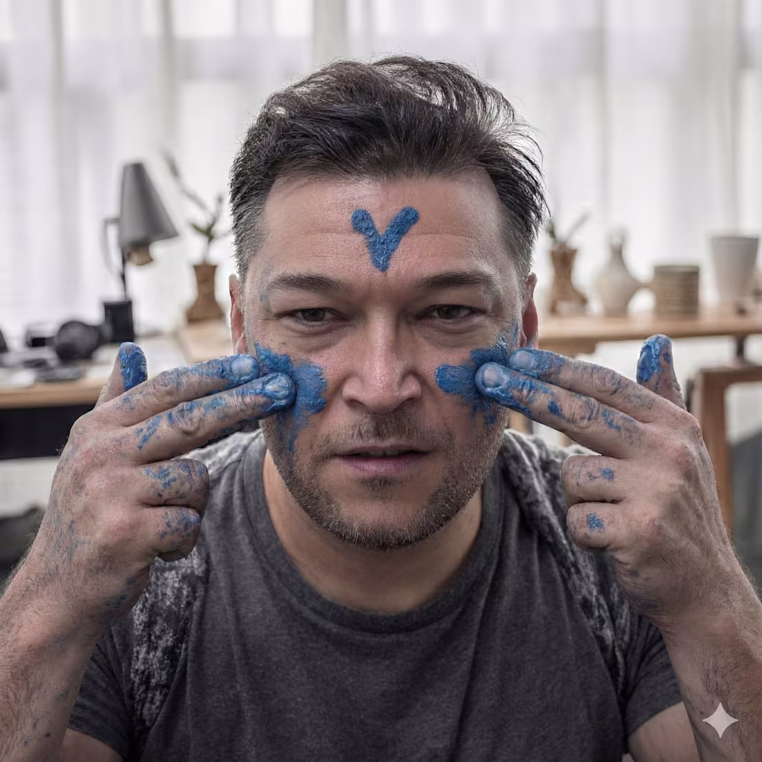 Cover image for War paint on my face.