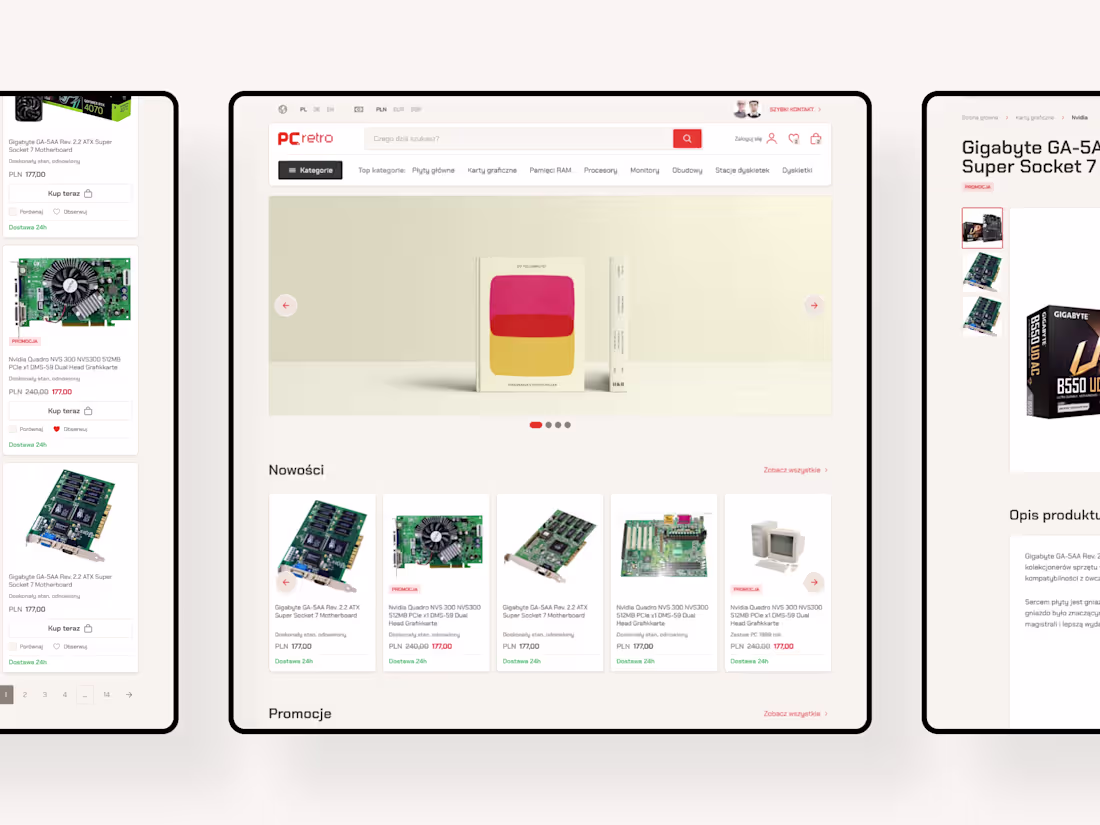 Cover image for E-commerce UX and UI Design