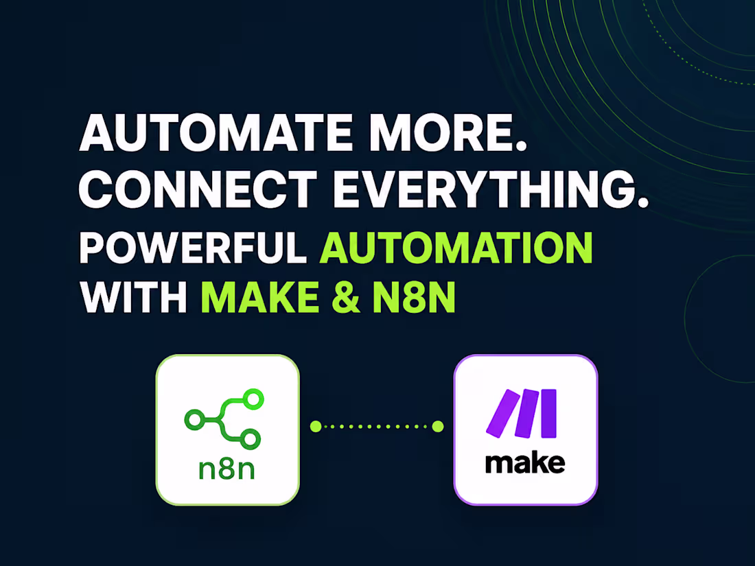Cover image for AI-Powered Workflow Automation | Make.com, n8n & Zapier Expert