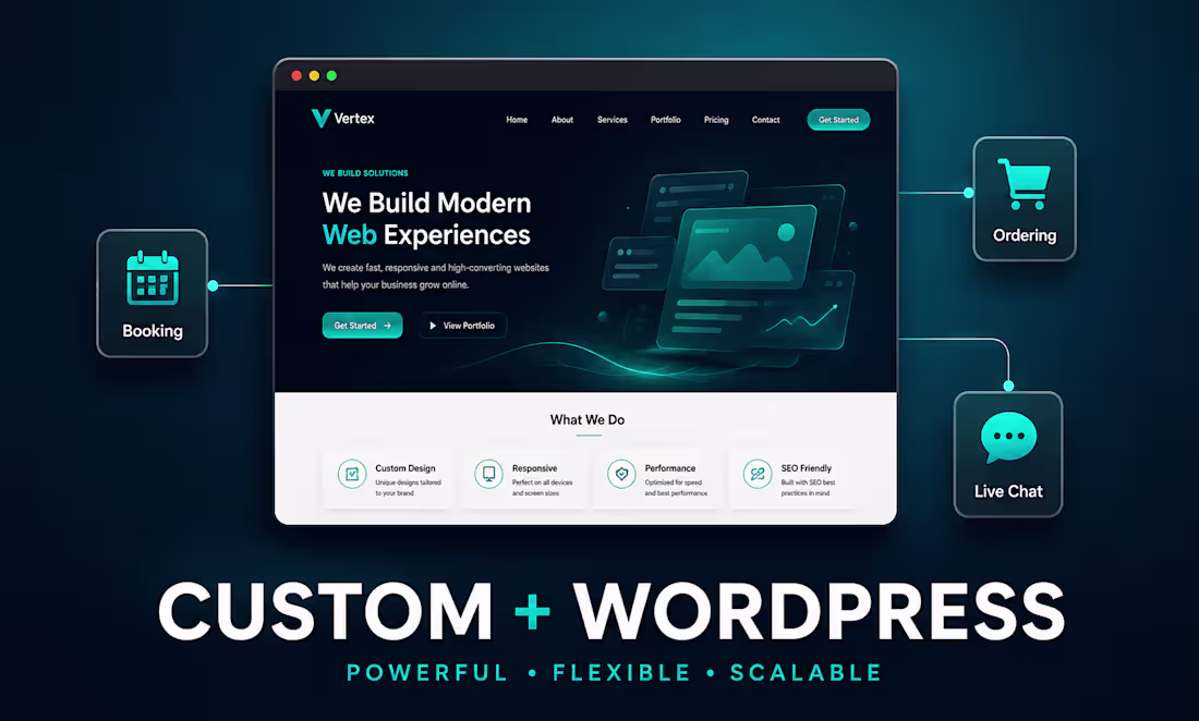 Cover image for I Will Build Business & E-commerce WordPress Websites