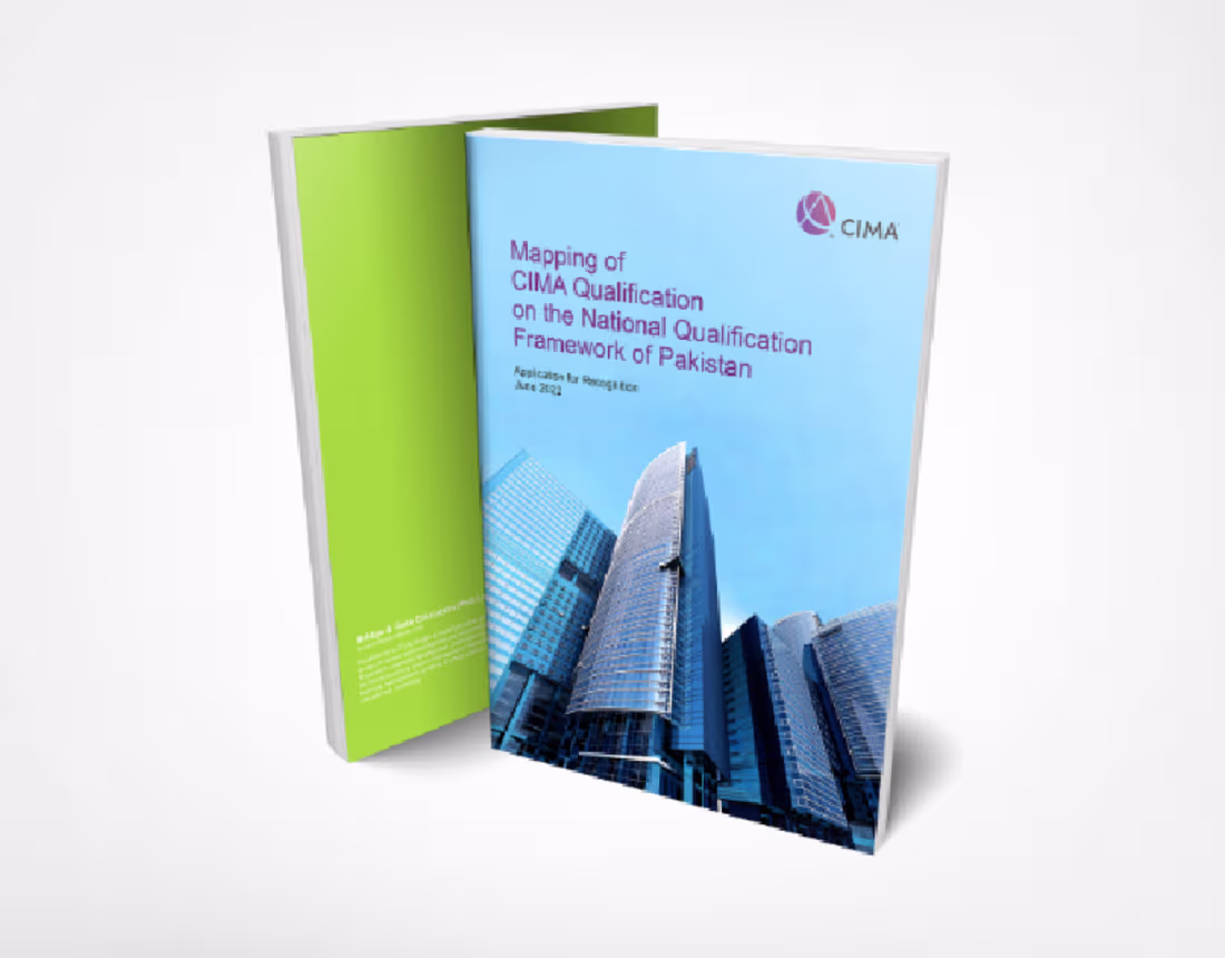 Cover image for CIMA Pakistan PDF Book Design