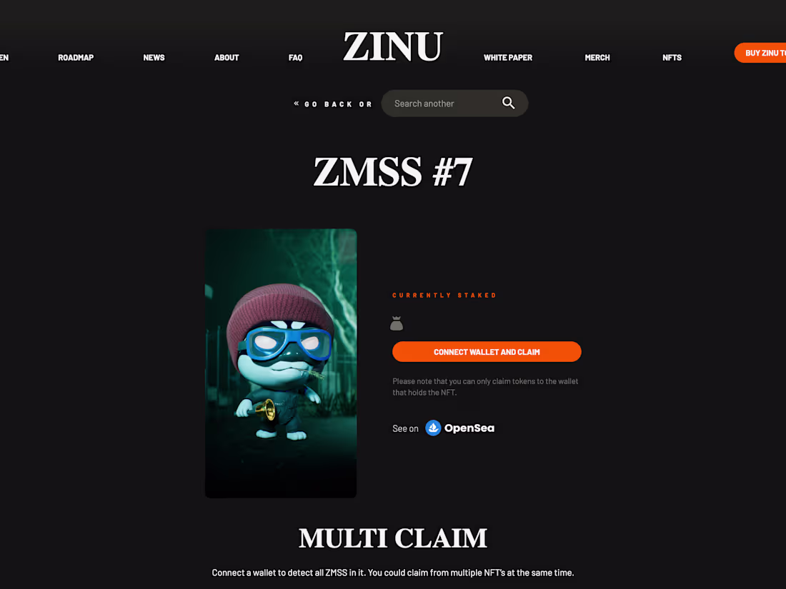 Cover image for Website to redem tokens 