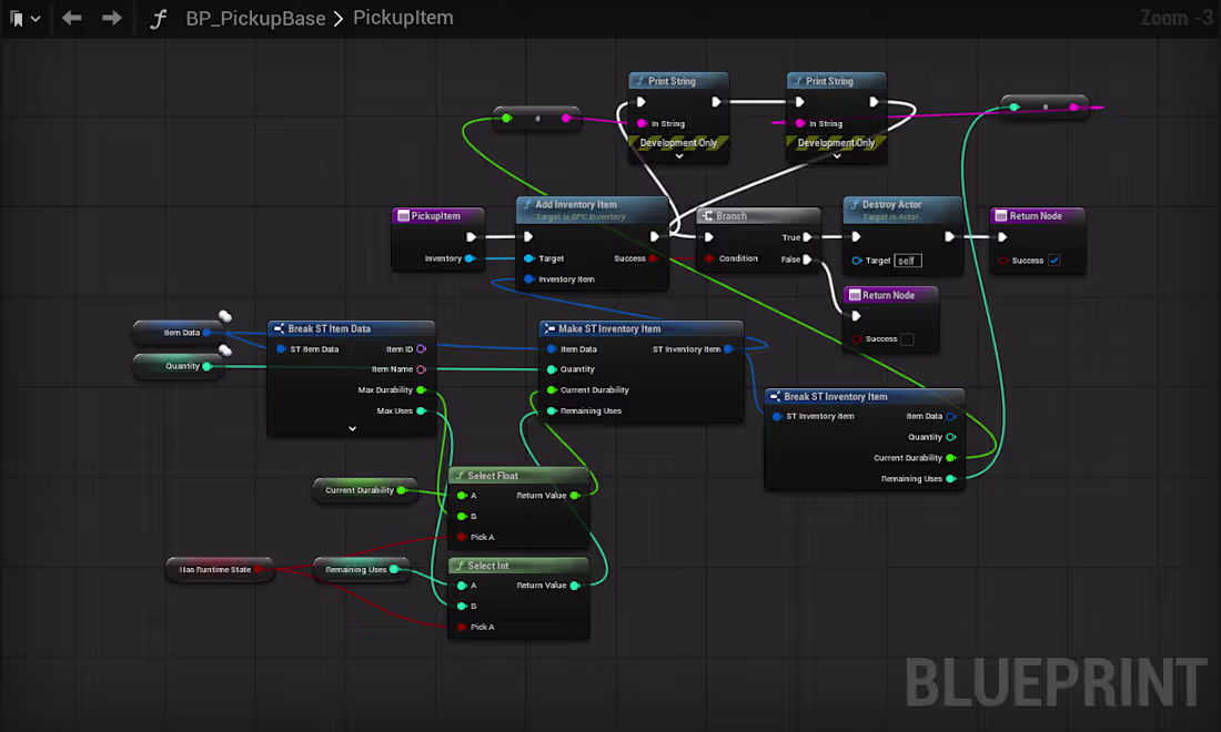 Cover image for Part of a reusable multiplayer inventory system built in UE5...
