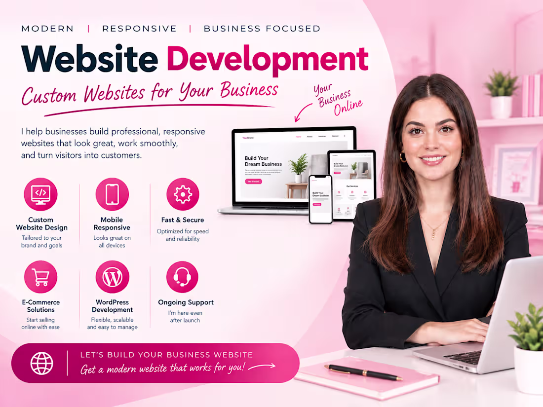 Cover image for Website Development & Design