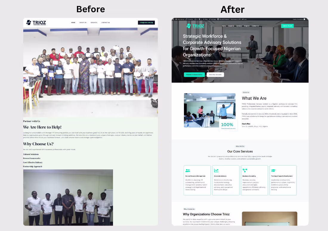 Cover image for WordPress Website Redesign