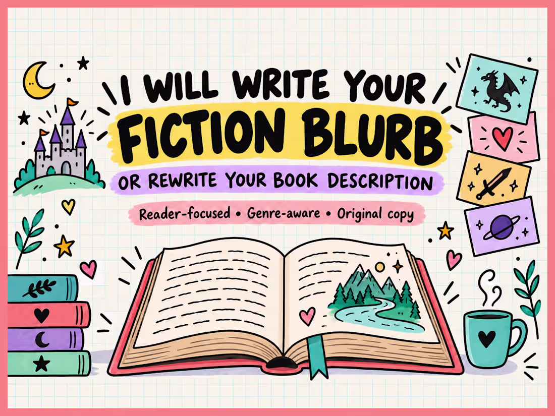 Cover image for Book Blurb Writing That Hooks the Right Readers