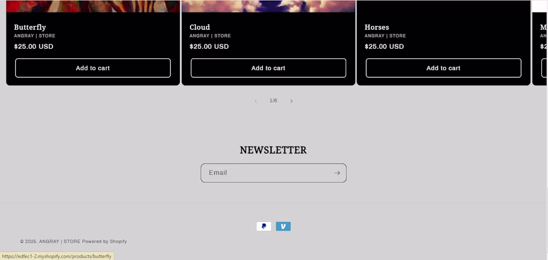 Cover image for Painting site with store