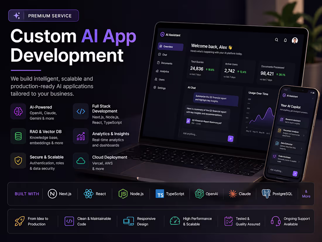 Cover image for Custom AI App Development
