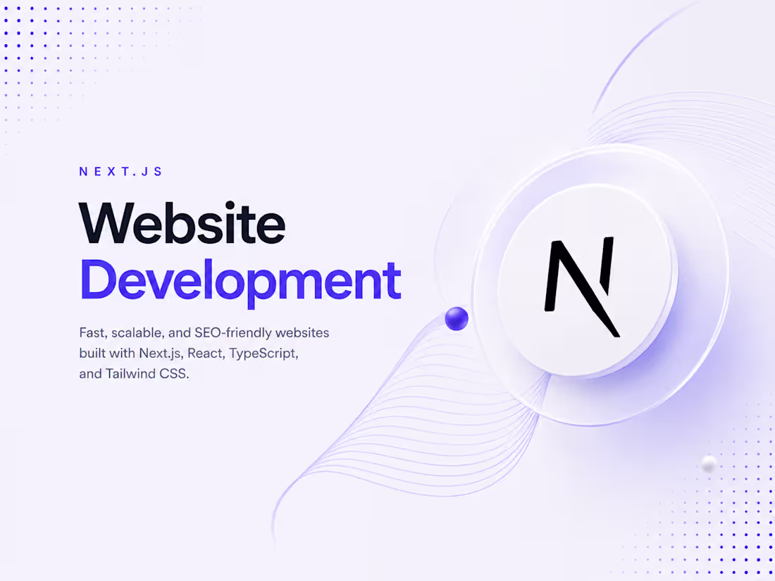 Cover image for Next.js Website Development