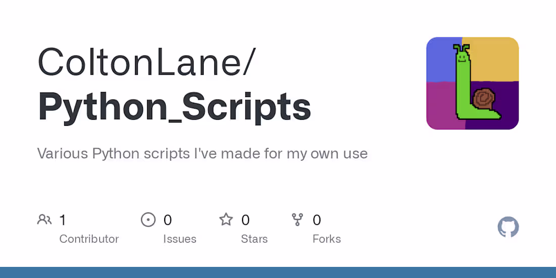 Cover image for Python Scripts