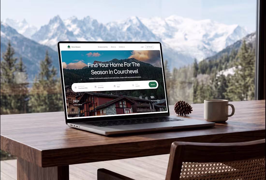 Cover image for Home Season Website Design —