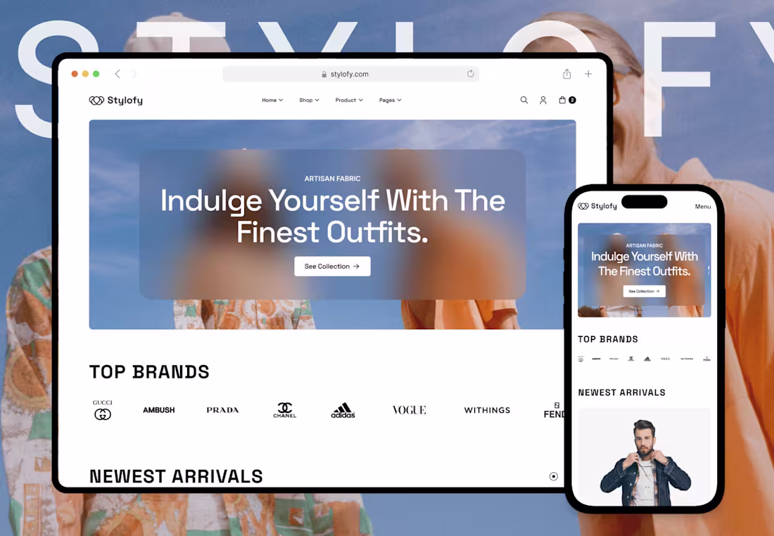Cover image for Fashion E-commerce Landing Page