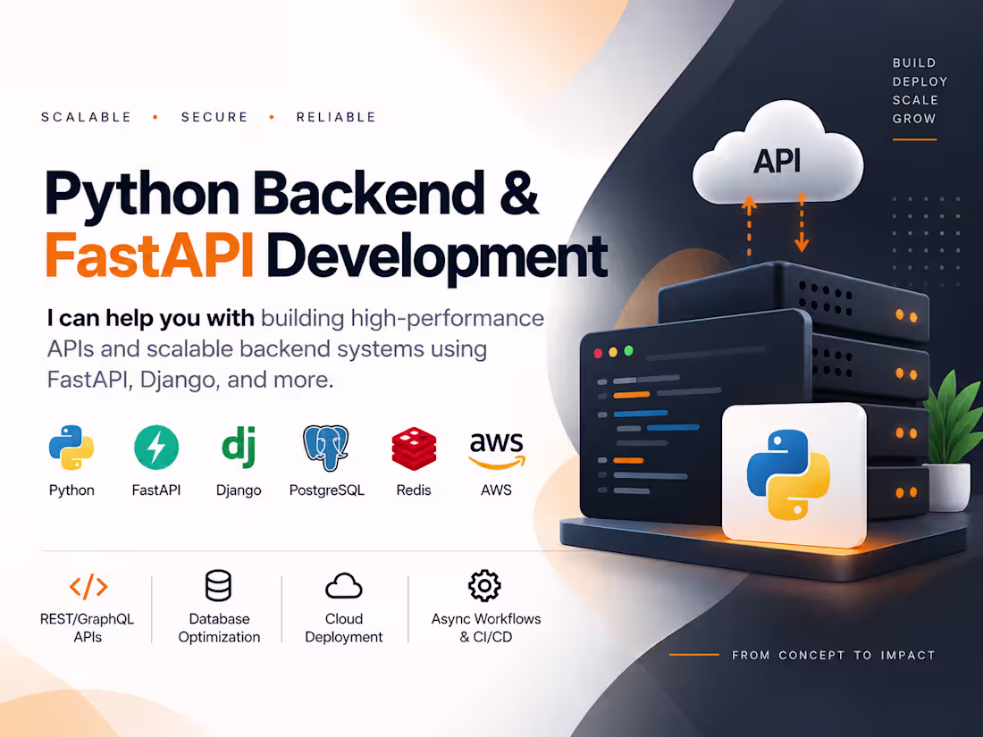 Cover image for Python Backend & FastAPI Development