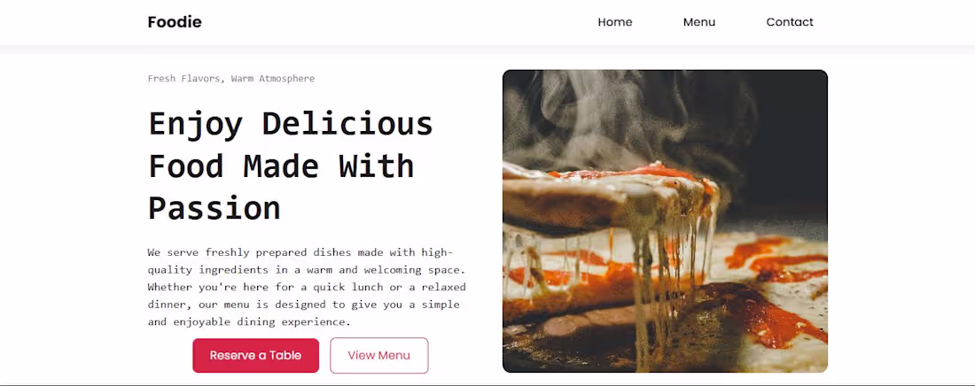 Cover image for Restaurant Landing Page | Webflow