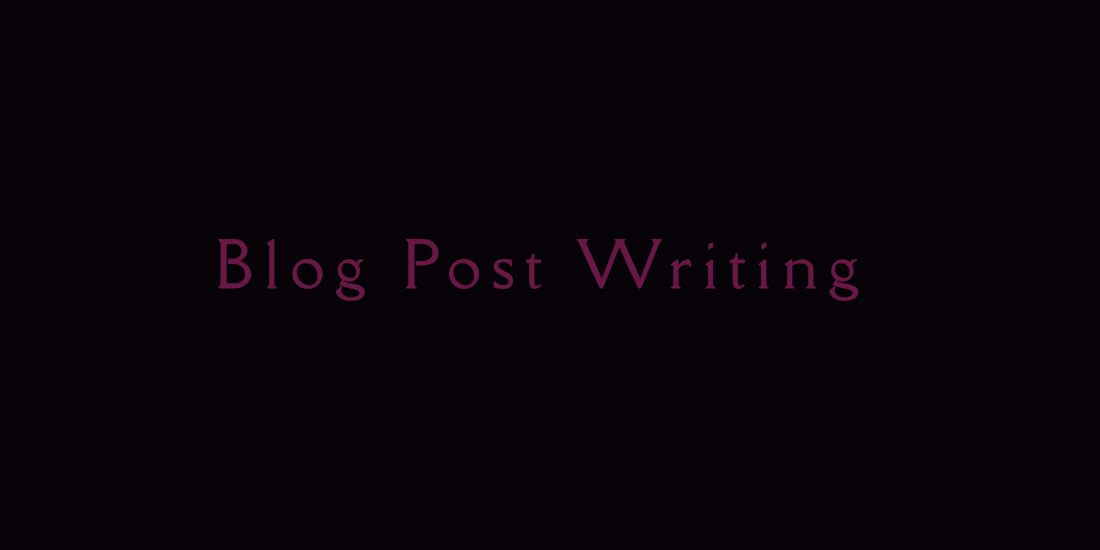 Cover image for Blog Writing