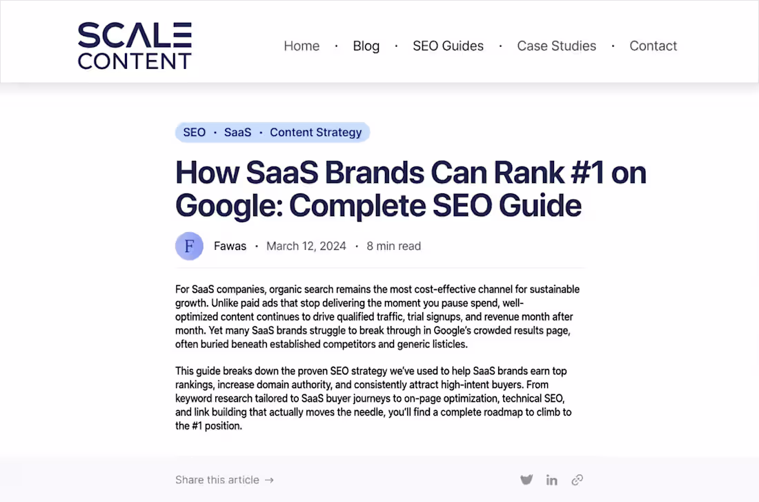 Cover image for How SaaS Brands Can Rank
