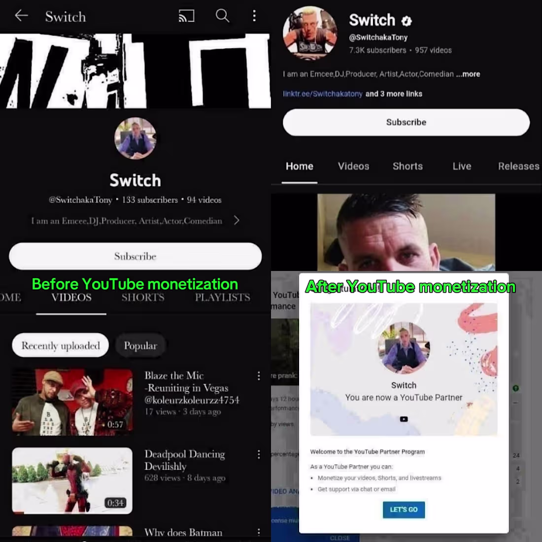 Cover image for YouTube monetization work✅
Before YouTube monetization
