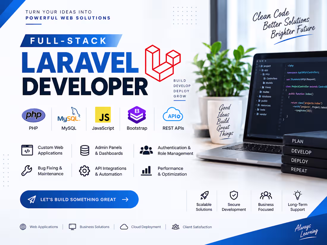 Cover image for Laravel Web Application Development