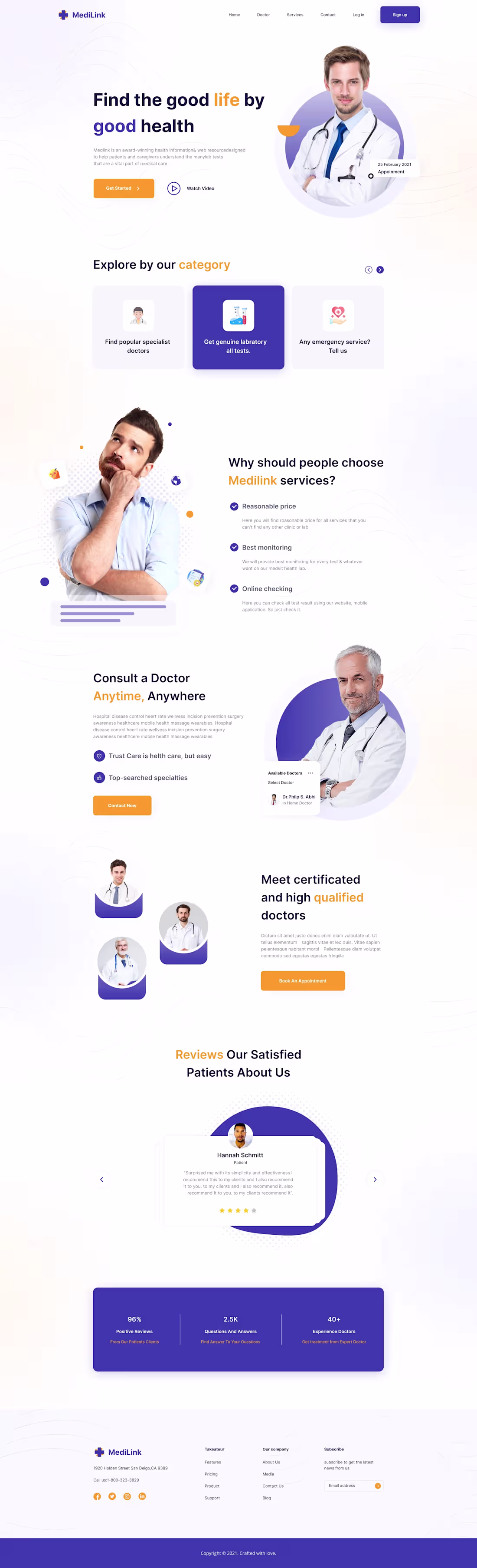 Cover image for Friendly hospital website with WordPress