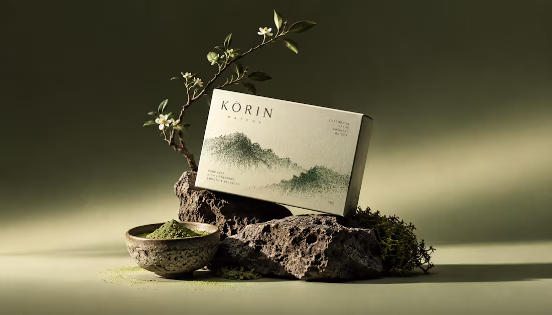 Cover image for KŌRIN — Japanese Matcha Branding & Packaging