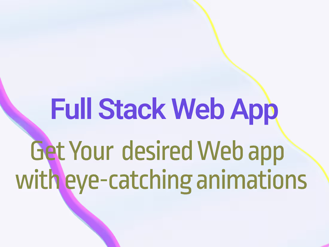 Cover image for Full-Stack Web Development
