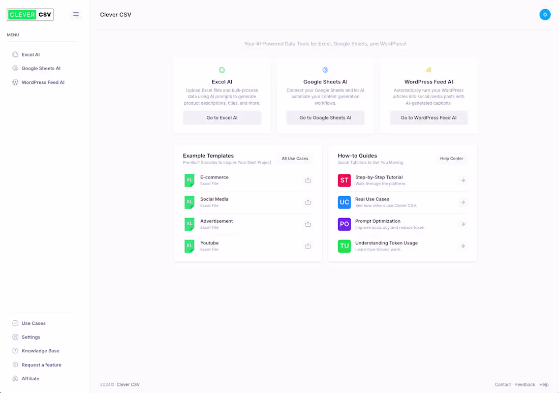 Cover image for CleverCSV.com: All-in-One AI Platform for Bulk