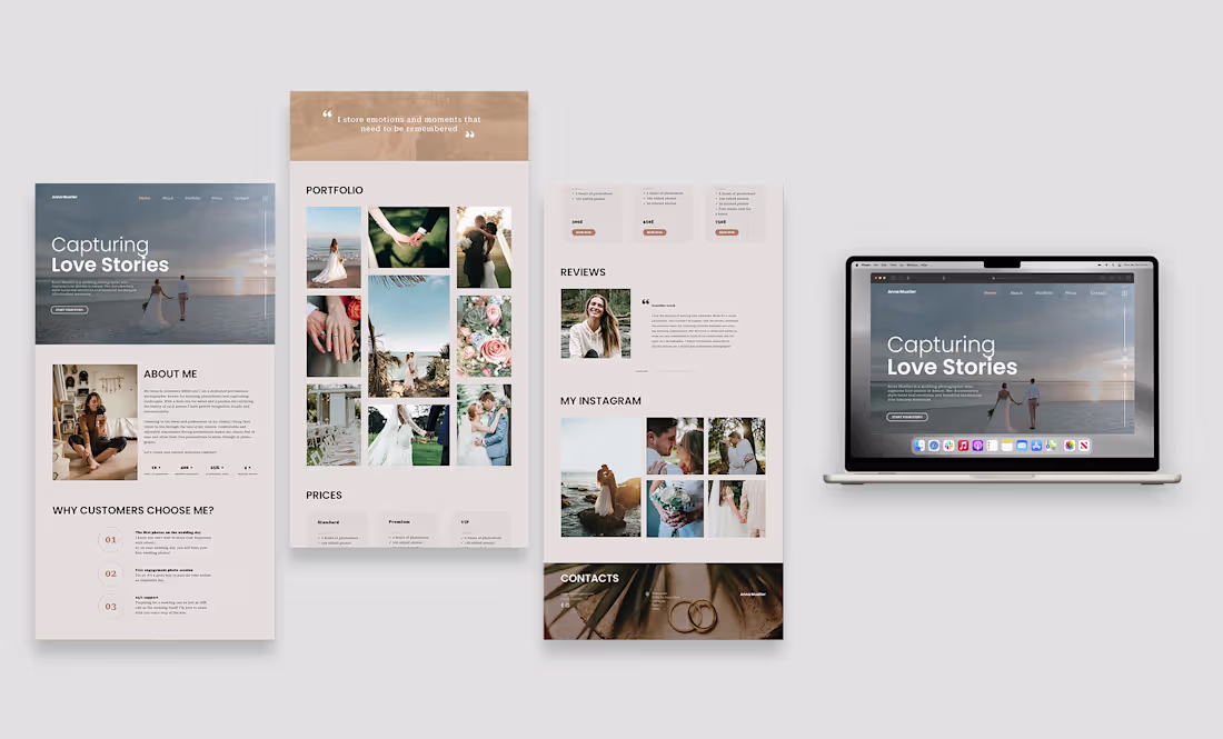 Cover image for Anna Mueller — High-End Website