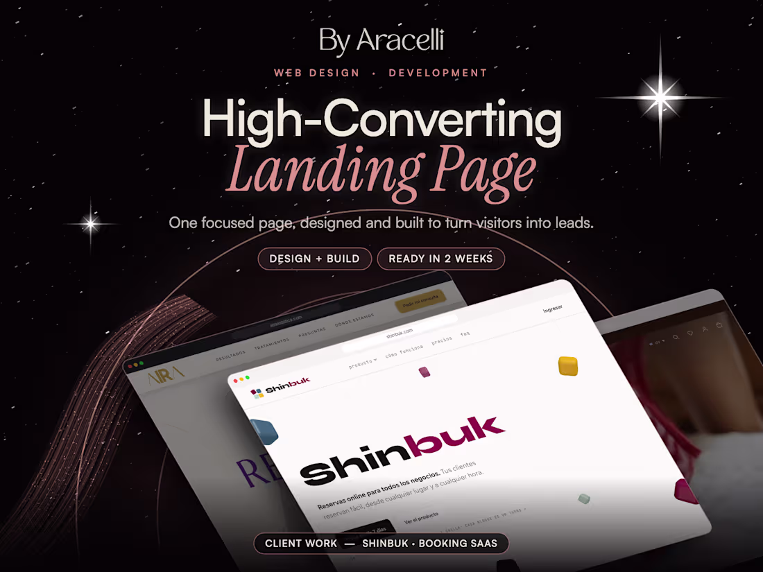 Cover image for High-Converting Landing Page: Design + Build