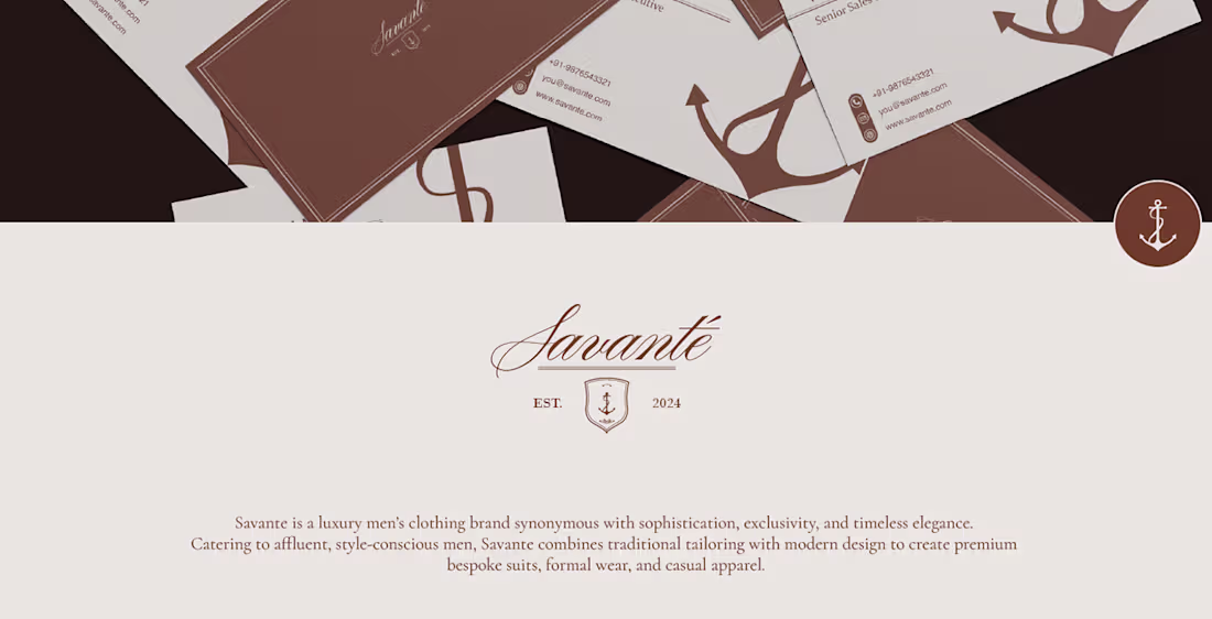 Cover image for SAVANTE | Fashion Brand Identity | Case Study